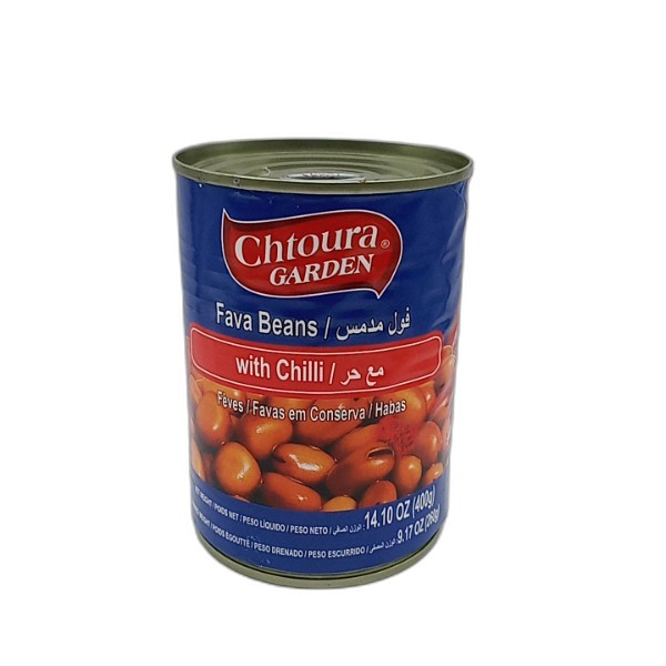 CHTOURA FAVA BEANS W CHILLY 400G
