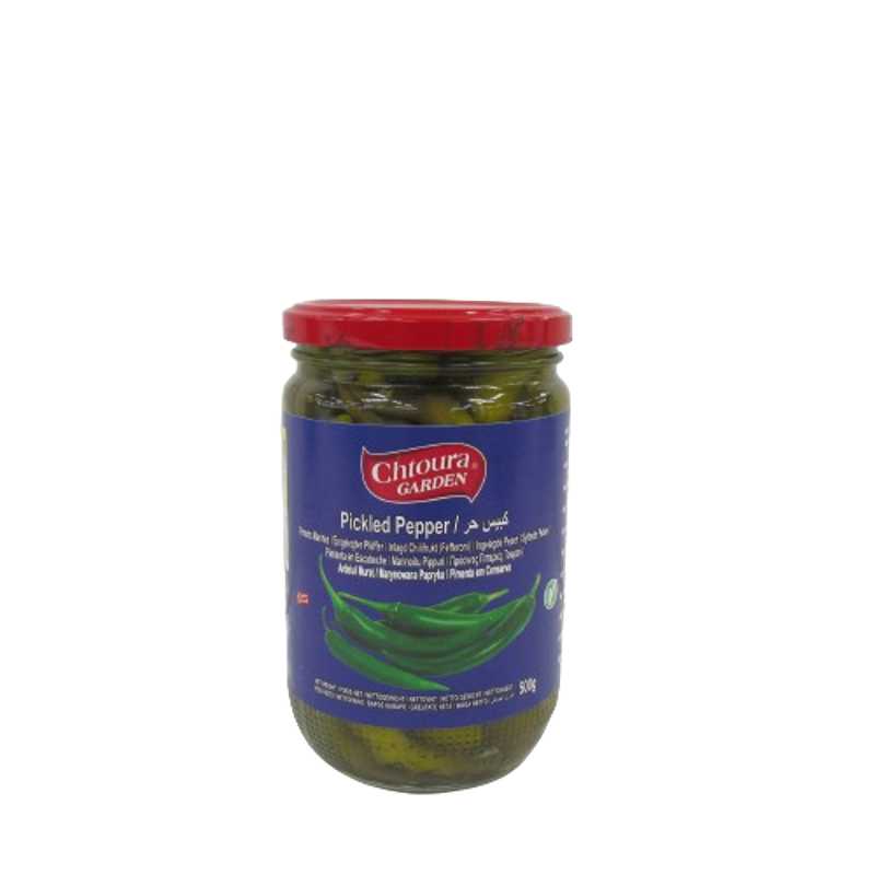 CHTOURA PICKLES GREEN PEPPER 500G