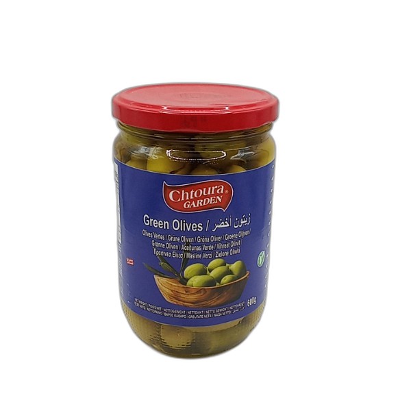 CHTOURA OLIVES GREEN 600G