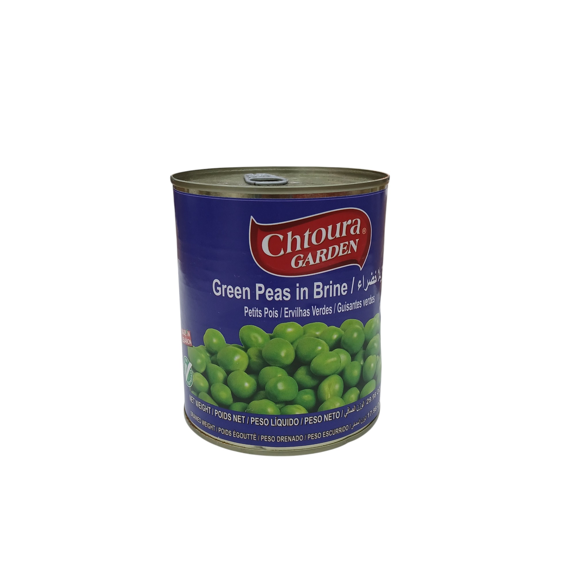 CHTOURA GREEN PEAS 850G