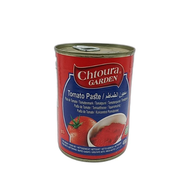 CHTOURA TOMATO PASTE TIN 400G