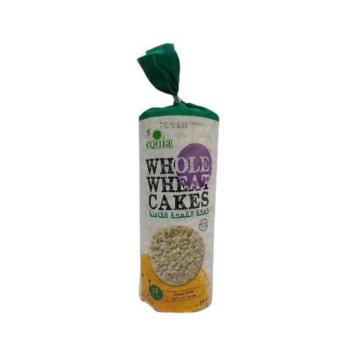 EQUIA RICE CAKES WHOLE WHEAT 18 PCS 125G