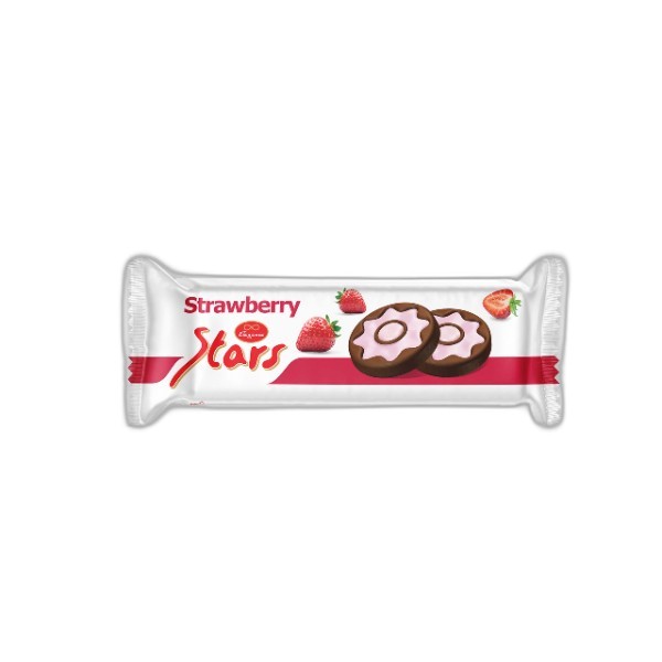 ELEGANCE BISCUITS STAR STRAWBERRY 34G