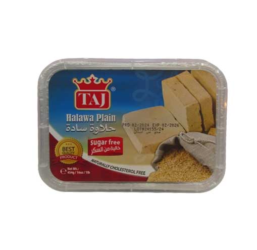 TAJ PLAIN SUGAR-FREE HALAWA 454G