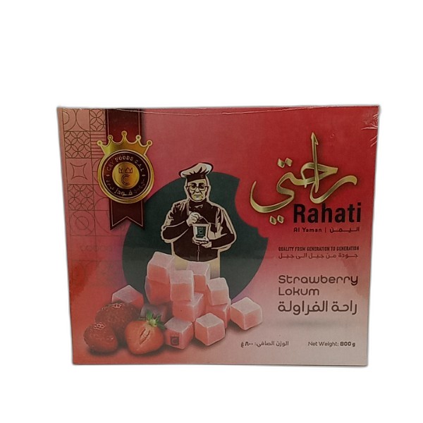 AL YAMAN RAHATI STRAWBERRY LOKUM 800GM