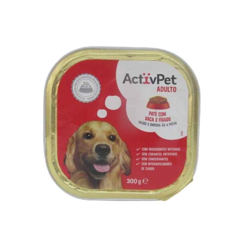 ACTIVPET WET DOG FOOD BEEF LIVER 300G
