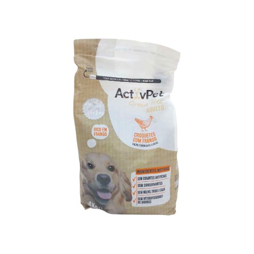 ACTIVPET GRAIN-FREE DOG FOOD CHICKEN 4KG