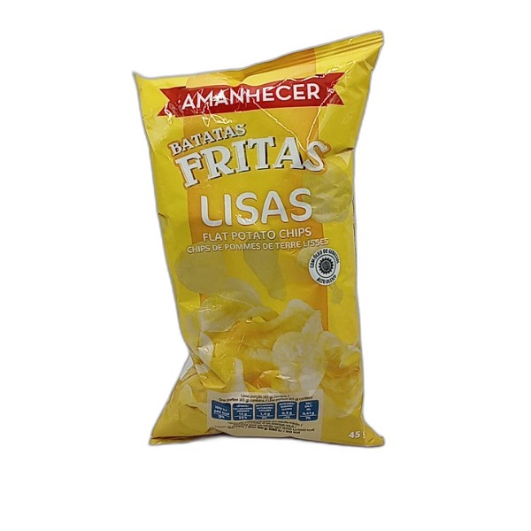 AMANHECER POTATO CHIPS PLAIN 45G