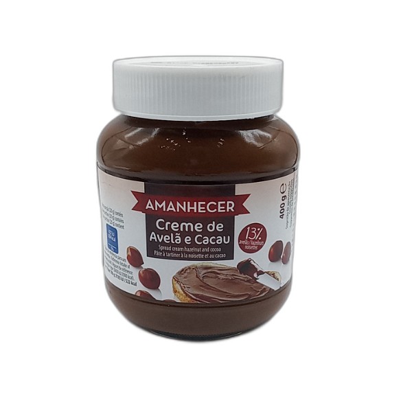 AMANHECER HAZELNUT COCOA SPREAD 400G