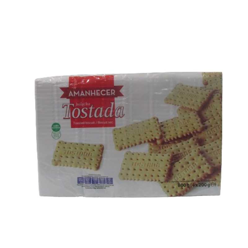 AMANHECER TOASTED BISCUITS 4X200G