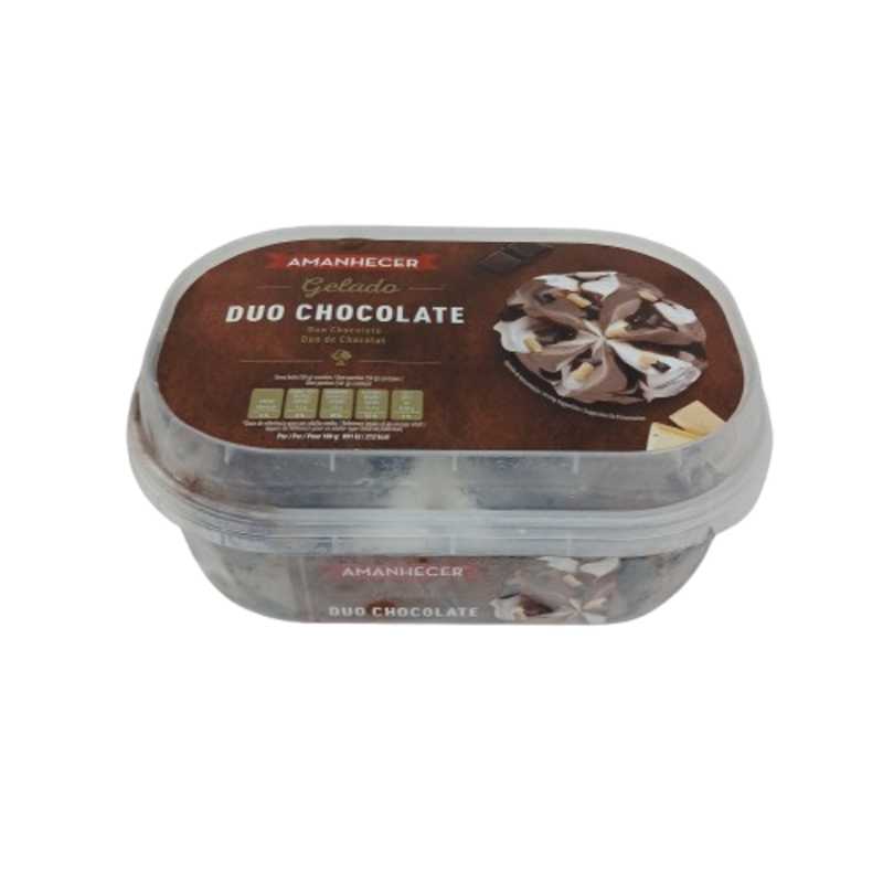 AMANHECER DUO CHOCOLATE ICE CREAM 950ML