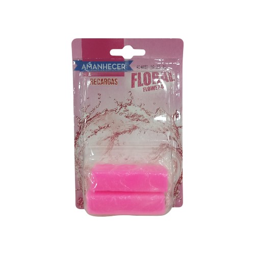 AMANHECER TOILET BLOCK FLORAL 2X40G
