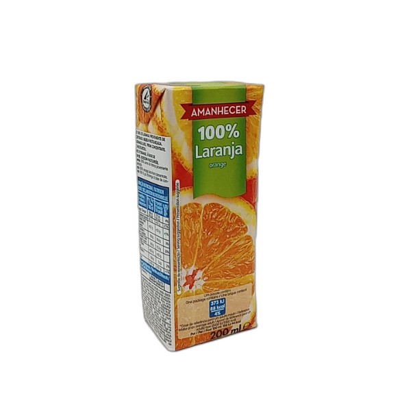 AMANHECER 100% ORANGE JUICE 200ML