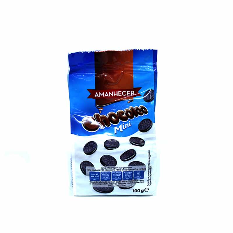 AMANHECER MINI CHOCO BISCUITS 100G