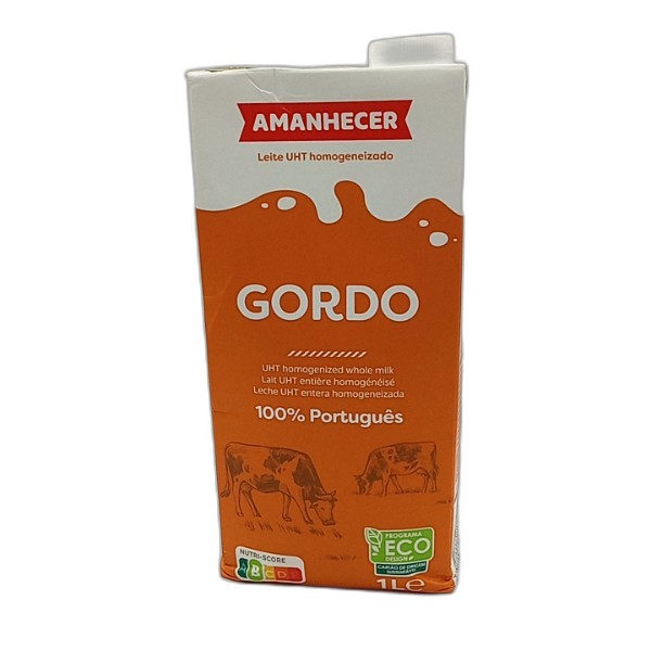 AMANHECER UHT MILK FULL CREAM 1L
