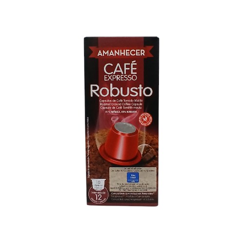 AMANHECER COFFEE CAPSULES ROBUSTA 10PK