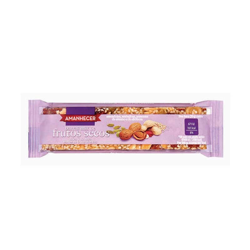 AMANHECER DRY FRUITS BAR 30G ALMOND-NUTS