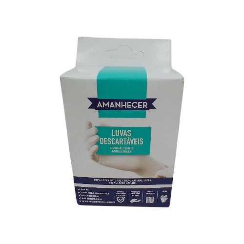 AMANHECER DISPOSABLE GLOVES 3-L 10PCS