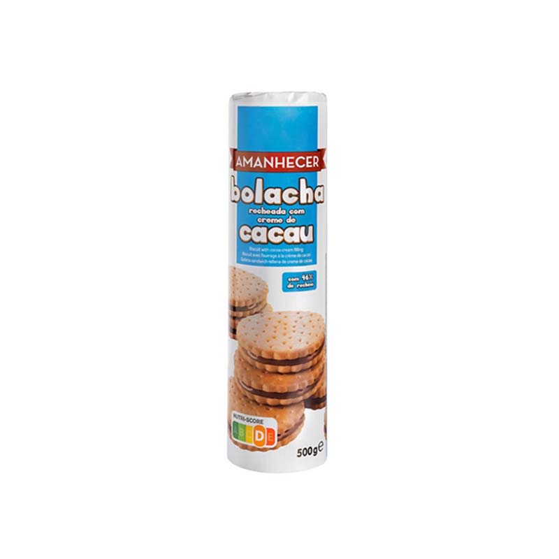 AMANHECER CHOCOLATE BISCUITS FILLED 500G