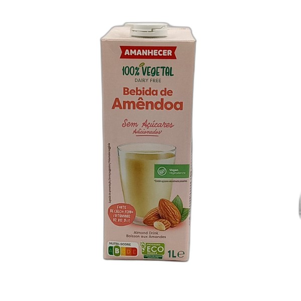 AMANHECER  ALMOND DRINK UNSWEETENED 1L