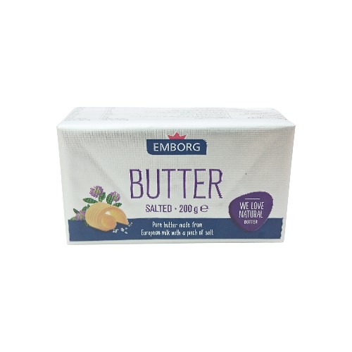 Emborg Butter Salted 200g - 1x20