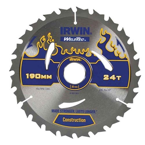 SAW BLADE IRWIN CIRCULAR WT 190MM-94T