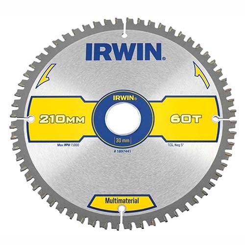 SAW BLADE IRWIN CIRCULAR MM 210MM-60T