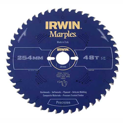 SAW BLADE IRWIN CIRCULAR 254MM-48T M