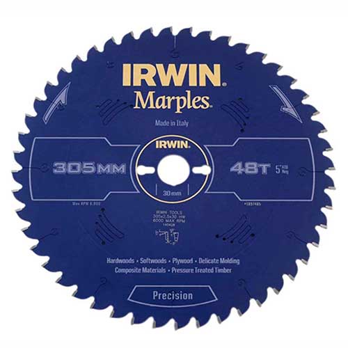 SAW BLADE IRWIN CIRCULAR 305MM-48T M