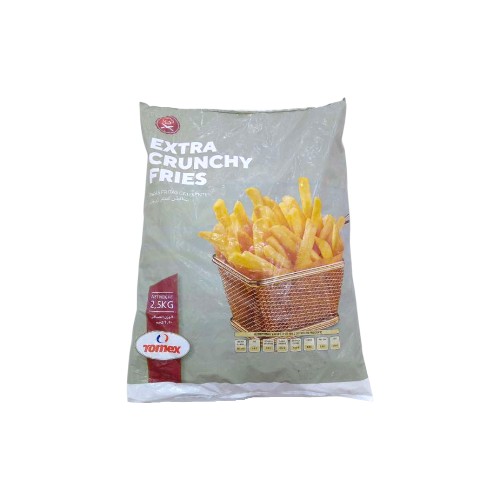 TOMEX EXTRA CRUNCH FRIES 2.5KG