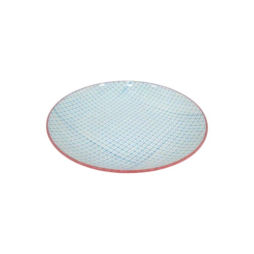 PLATE STONEWARE CARLA 21CM MULTI COL