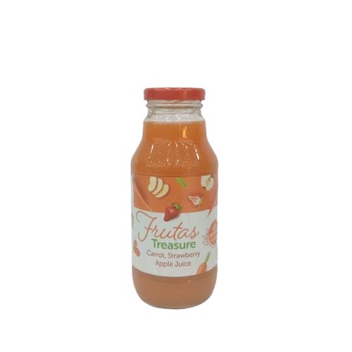 FRUTAS TREASURE CARROT STRAWBERRY APPLE JUICE 330M
