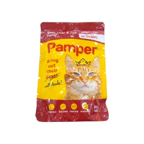 BEEF-LVR-VEG 85G PAMPER