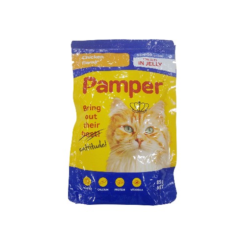 PAMPER SENIOR CHKN 85G