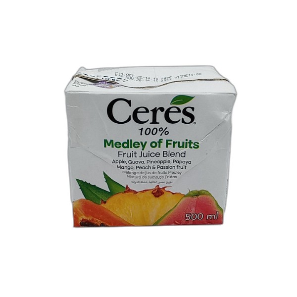 CERES MEDLEY OF FRUITS 500ML 100%