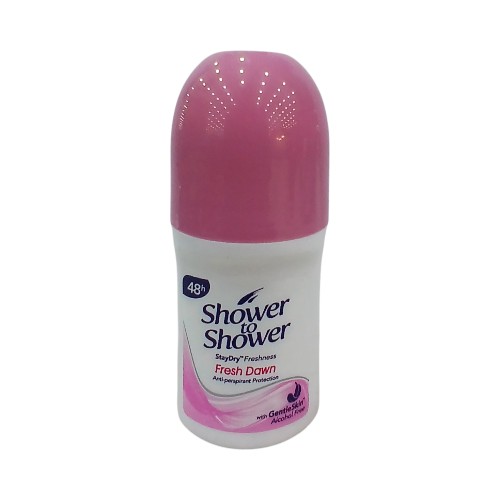 SHOWER TO SHOWER  ROLL ON FRESH DAWN  50ML