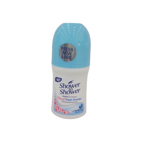 SHOWER TO SHOWER  ROLL ON  FLORAL POWDER  50ML