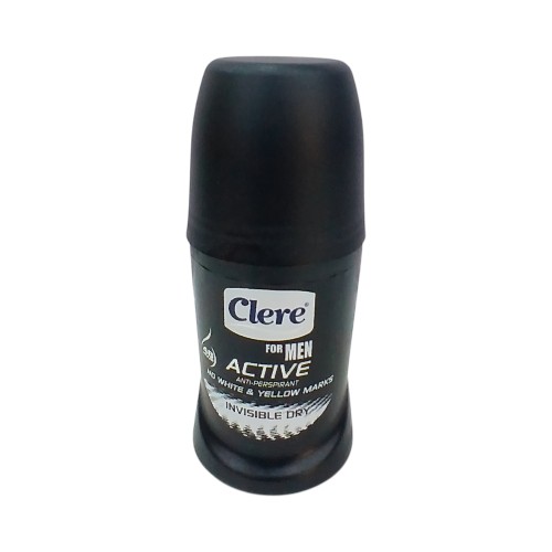 CLERE ACTIVE MEN ROLL ON-INVISIBLE 50ML