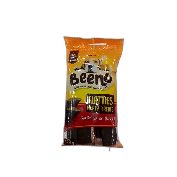 BEENO FLATTIES + SMOKED BACON FLAVOUR 120gms