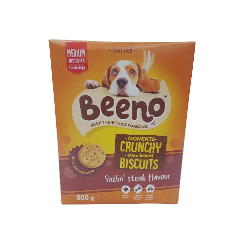 MEDIUM BISCUITS STEAK FLAVOUR 800G BEENO