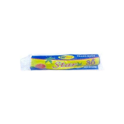 TRASH BAG 30P MEDIUM STAR EVERPACK