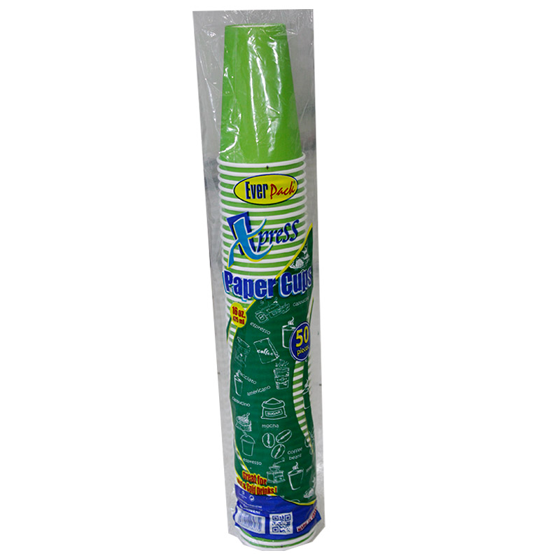 PAPER CUP 16 OZ 50PCS EVERPACK