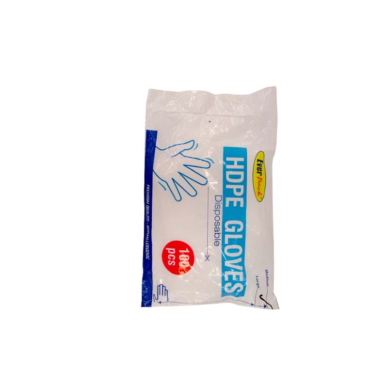 DISPOSABLE GLOVES 100 PCS EVERPACK