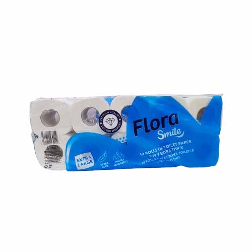 FLORA SMILE TOILET ROLL 70PCS