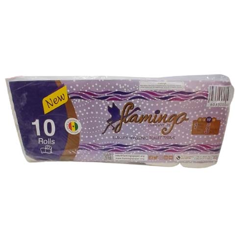FLAMINGO LUXURY TOILET PAPER 10PCS