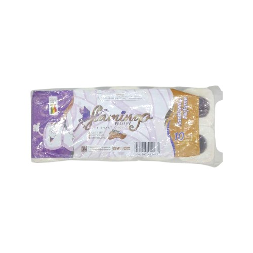 FLAMINGO TOILET PAPER 10PCS