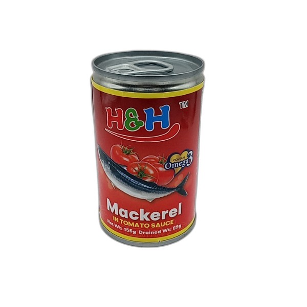 H&H MACKEREL IN TOMATO SAUCE 155G