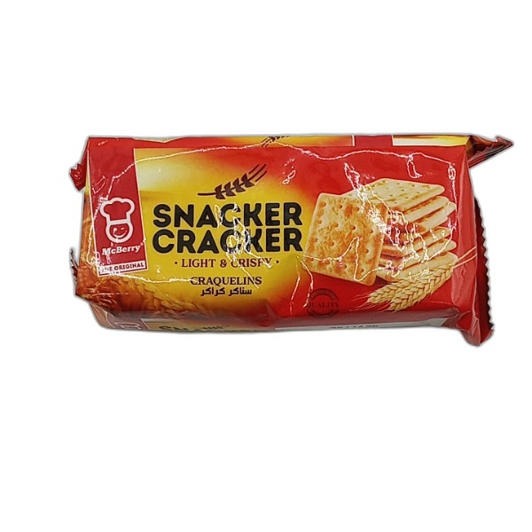 MCBERRY SNACKER CRACKERS 50G