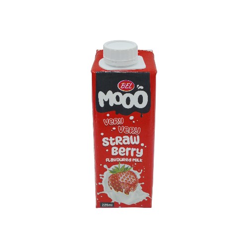 BEL MOOO STRAWBERRY MILK 225ML