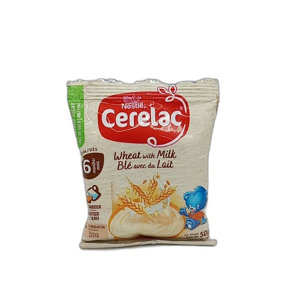 CERELAC WHEAT MILK 50G